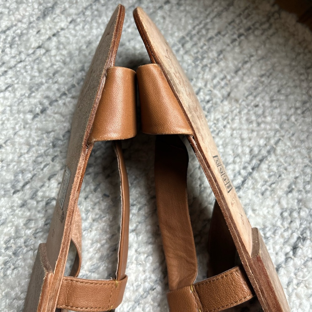 Free People Cognac Strappy Women’s Sandals - Picture 3 of 11